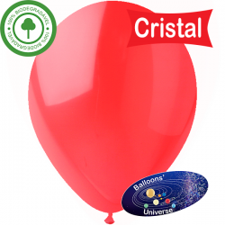 Balão 26cm Vermelho Cristal