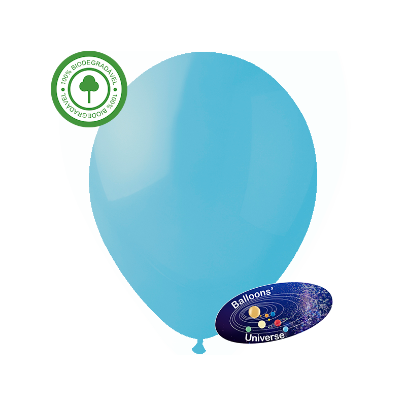 Globo azul celeste de 30 cm. Globo azul celeste de 30 cm.