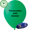 Balão Verde Escuro Personalizado a 1 cor em 1 Lado