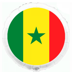 Balão de 45cm Bandeira do Senegal