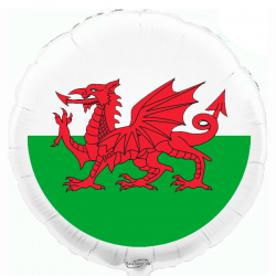 Balão de 45cm Bandeira de Gales