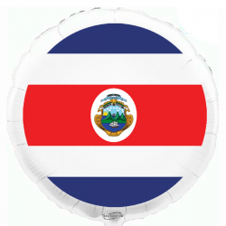 45cm balloon Flag of Costa Rica