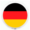 Balão de 45cm Bandeira da Alemanha
