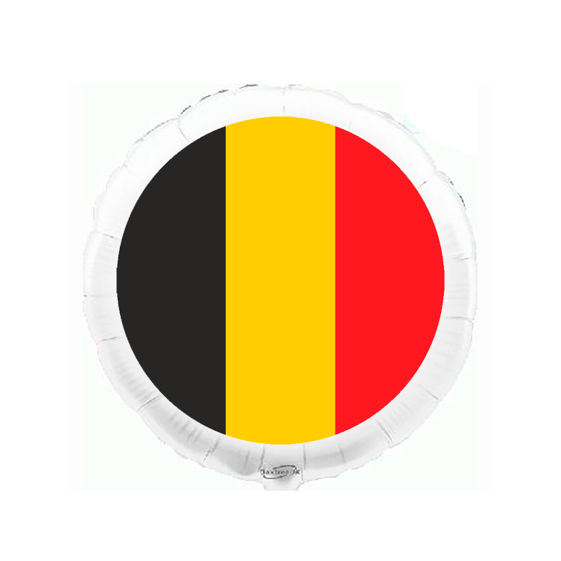 Balão de 45cm Bandeira da Bélgica Balão de 45cm Bandeira da Bélgica