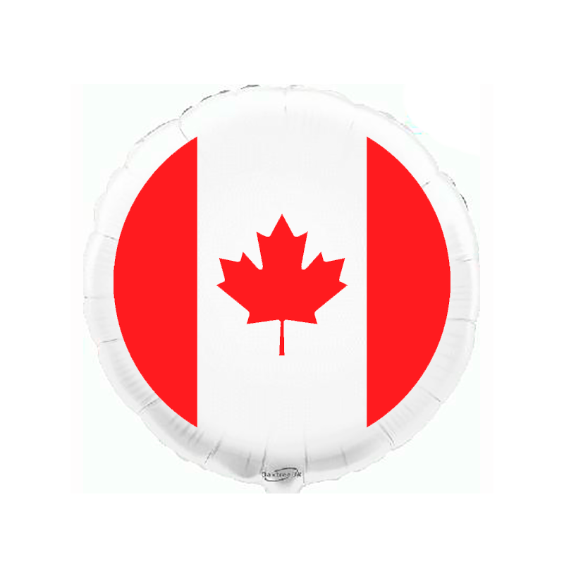 Balão de 45cm Bandeira do Canada Balão de 45cm Bandeira do Canada