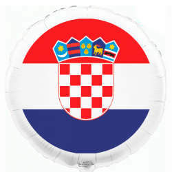 Balão de 45cm Bandeira da Croácia