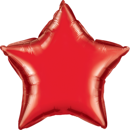 Balão Estrela de 48cm Vermelho