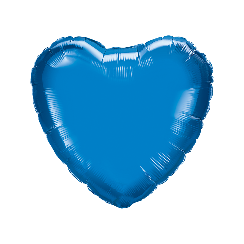Globo Corazón Azul 45cm
