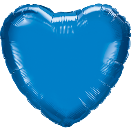 Globo Corazón Azul 45cm