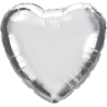45cm Heart Silver Foil Balloon