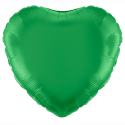 Balão Coração de 23cm Verde