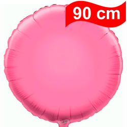 90cm Round Baby Pink Foil Balloon