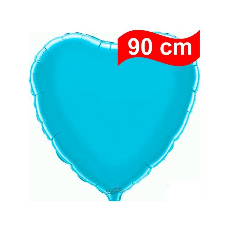 Globo Corazón Azul 90cm