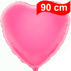 90cm Heart Baby Pink Foil Balloon