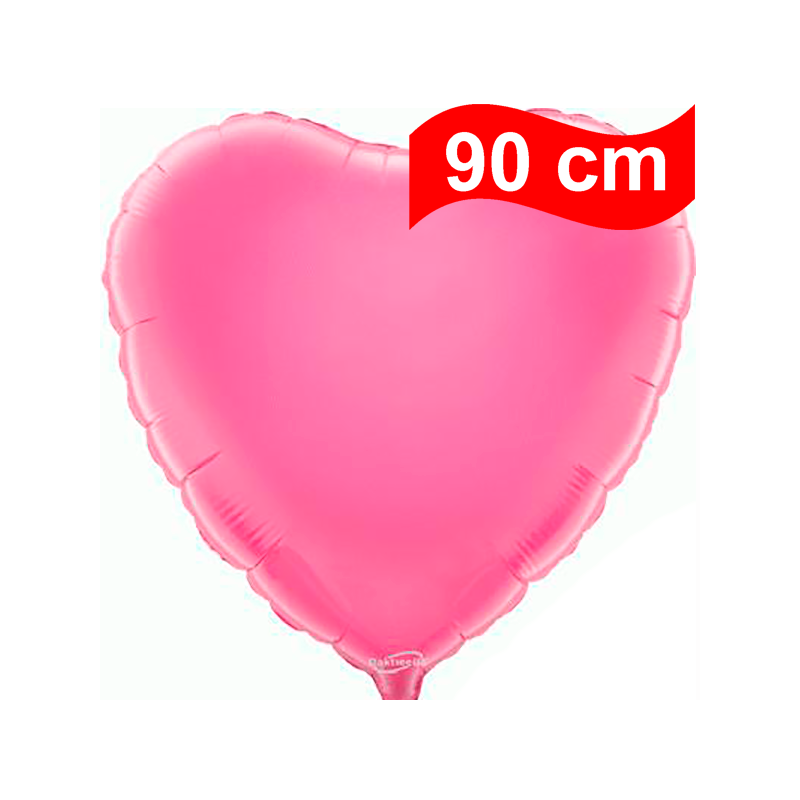 Globo Corazón Rosa Bebé 90cm