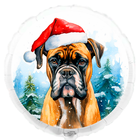 Balão de 45cm Boxer de Natal