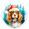 Globo navideño King Charles Spaniel de 45 cm