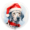 45cm Christmas Dalmatian balloon