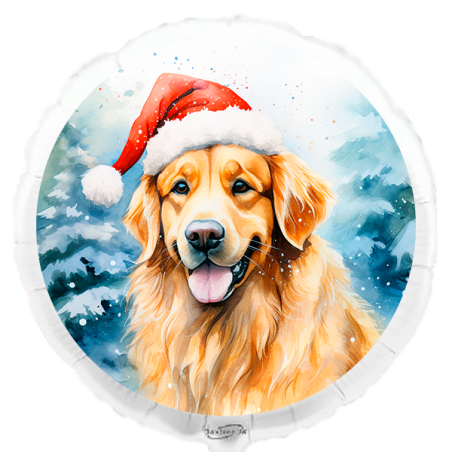 45cm Christmas Golden balloon