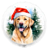 Globo navideño Labrador de 45 cm