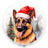 45cm Christmas German Shepherd Balloon