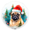 45cm Christmas Pug Balloon