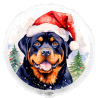 Globo navideño Rottweiler de 45 cm