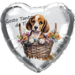 Globo de 45cm Gosto de Ti Beagle