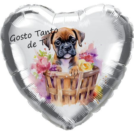Balão de 45cm Boxer Gosto de Ti