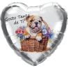 Globo de 45cm Gosto de Ti Bulldog