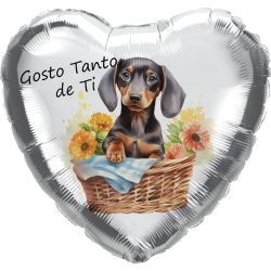 Globo de 45cm Gosto de Ti Dachshund