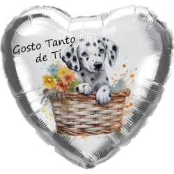 45cm Dalmatian Gosto de Ti Balloon