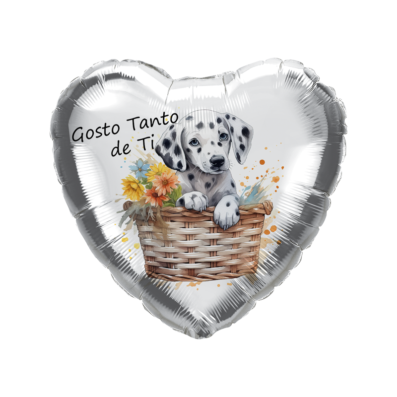 45cm Dalmatian Gosto de Ti Balloon