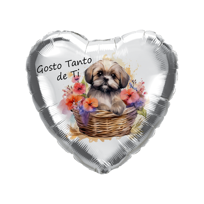Globo de 45cm Gosto de Ti Lhasa Apso