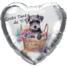 45cm Schnauzer Gosto de Ti Balloon