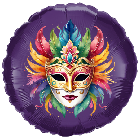 45cm Carnival foil balloon
