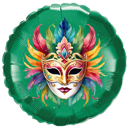 45cm Carnival foil balloon