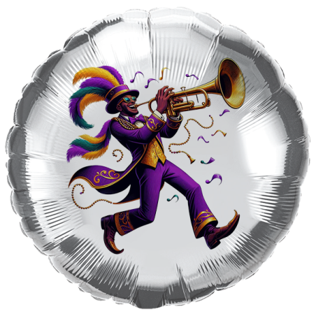 45cm Carnival foil balloon