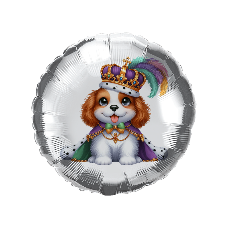 Globo de aluminio de carnaval de 45 cm.