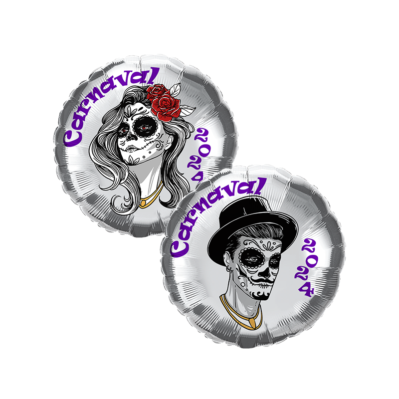 Balão foil de 45cm Carnaval