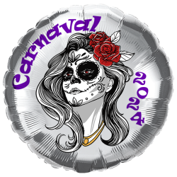 45cm Carnival foil balloon