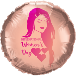 45cm International Women's Day foil balloon
