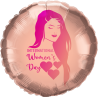 Balão foil de 45cm International Women's Day