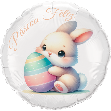 Globo Feliz Pascua de 45 cm