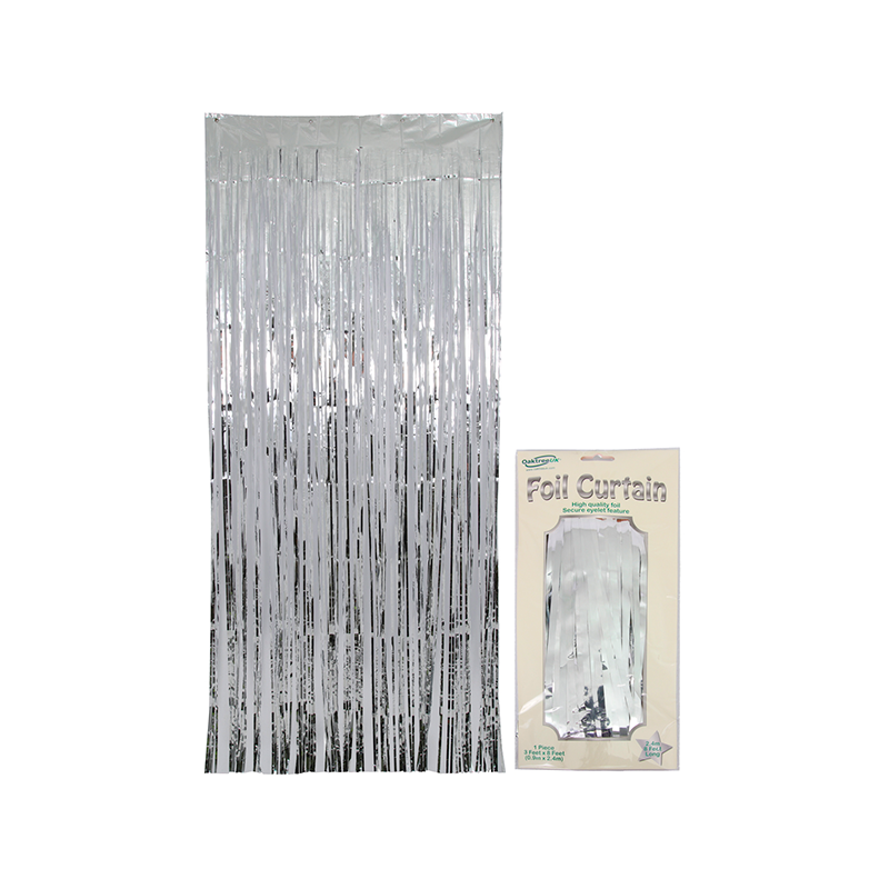Silver Foil Curtain