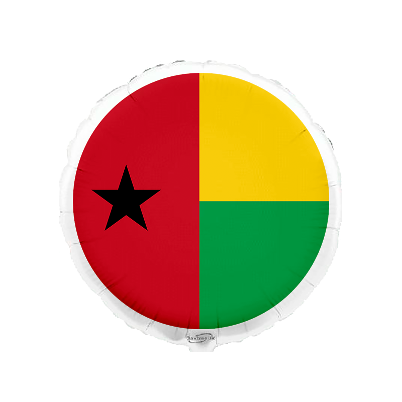 Balão de 45cm Bandeira da Guiné-Bissau Balão de 45cm Bandeira da Guiné-Bissau