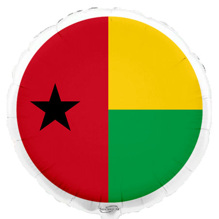 Balão de 45cm Bandeira da Guiné-Bissau