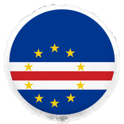 Balão de 45cm Bandeira de Cabo Verde