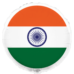 Globo con bandera de India de 45 cm