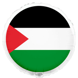 Globo con bandera de Palestina de 45 cm